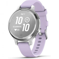 Garmin Lily 2 Active Silver with Purple Jasmine Silicone Band (010-02891-01)