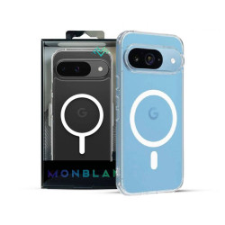 Чохол-накладка (силіконовий) Google Pixel 9 Monblan Magnetic Crystal Series Transparent
