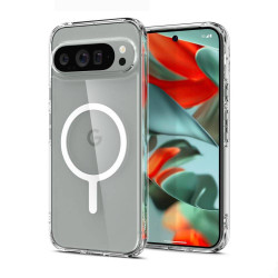 Чохол-накладка (силіконовий) Google Pixel 9 Pro Monblan Magnetic Crystal Series Transparent