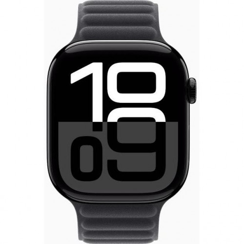 Apple Watch Series 10 GPS 46mm Jet Black Alu. Case w. Black Magnetic Link - M/L (MWX13+MXY03)