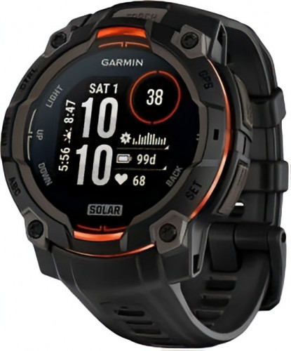 Garmin Instinct 3 45mm Solar Black with Black Band (010-02934-00/40)