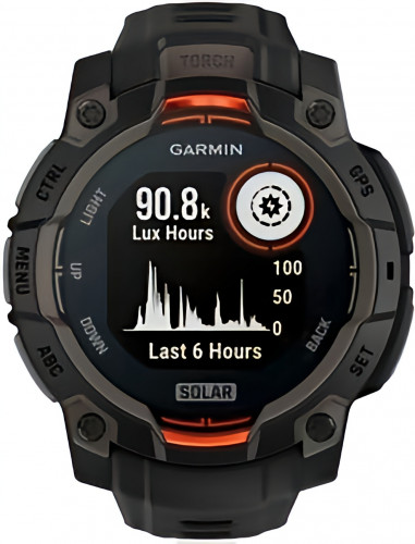 Garmin Instinct 3 45mm Solar Black with Black Band (010-02934-00/40)