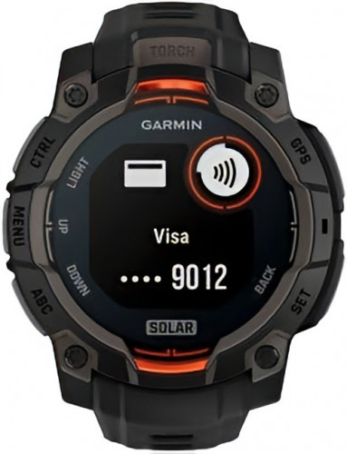 Garmin Instinct 3 45mm Solar Black with Black Band (010-02934-00/40)