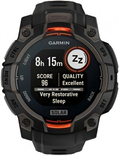 Garmin Instinct 3 45mm Solar Black with Black Band (010-02934-00/40)