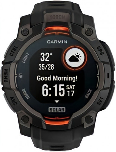 Garmin Instinct 3 45mm Solar Black with Black Band (010-02934-00/40)