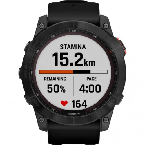 Garmin Fenix 7X Solar Slate Gray with Black Band (010-02541-00/01/0A)