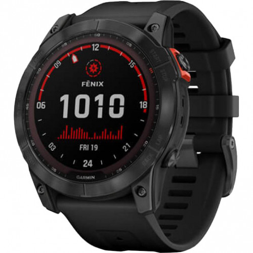 Garmin Fenix 7X Solar Slate Gray with Black Band (010-02541-00/01/0A)