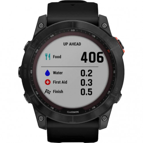 Garmin Fenix 7X Solar Slate Gray with Black Band (010-02541-00/01/0A)