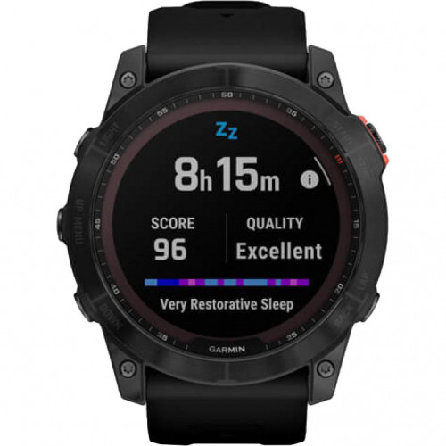 Garmin Fenix 7X Solar Slate Gray with Black Band (010-02541-00/01/0A)