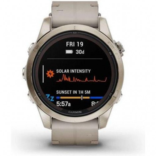 Garmin Fenix 7S Pro Sapphire Solar Soft Gold w. Limestone L. Band (010-02776-30)