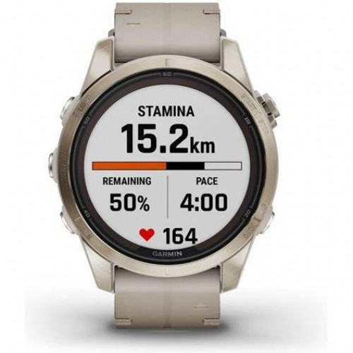 Garmin Fenix 7S Pro Sapphire Solar Soft Gold w. Limestone L. Band (010-02776-30)