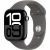 Apple Watch Series 10 GPS 46mm Jet Black Alu. Case w. Stone Gray Sport Band - M/L (MWX13+MXLY3)