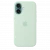 Чехол-накладка (силиконовый) для iPhone 16 Silicone Case High Copy with MagSafe & Button Aquamarine
