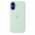 Чехол-накладка (силиконовый) для iPhone 16 Silicone Case High Copy with MagSafe & Button Aquamarine