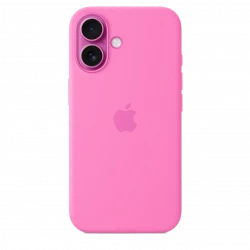 Чохол-накладка (силіконовий) для iPhone 16 Silicone Case High Copy with MagSafe & Button Peony