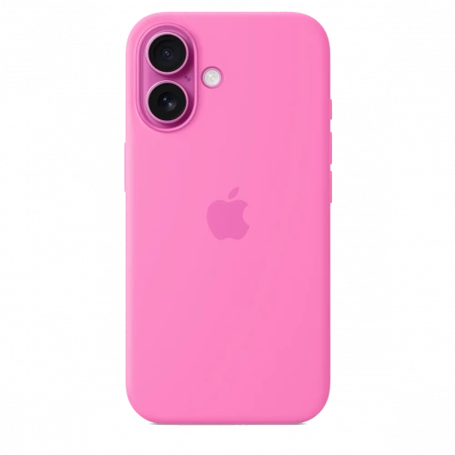 Чехол-накладка (силиконовый) для iPhone 16 Silicone Case High Copy with MagSafe & Button Peony