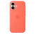Чехол-накладка (силиконовый) для iPhone 16 Silicone Case High Copy with MagSafe & Button Tangerine
