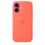 Чехол-накладка (силиконовый) для iPhone 16 Silicone Case High Copy with MagSafe & Button Tangerine