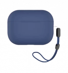 Чохол-накладка (силіконовий) Apple AirPods Pro 2 Blueo Liquid Silicone Series Deep Blue