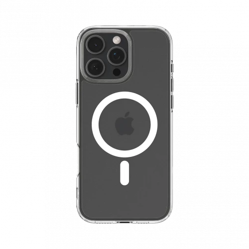 Чехол-накладка (силиконовый) Apple iPhone 16 Pro Spigen Ultra Hybrid MagSafe Frost Clear (ACS08133)