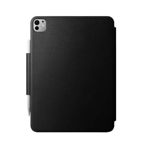 Чехол-книжка (кожаный) Apple iPad Pro 11" M4 NOMAD Leather Folio Black