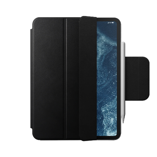 Чехол-книжка (кожаный) Apple iPad Pro 11" M4 NOMAD Leather Folio Black