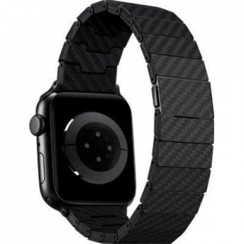 Ремешок Watch 49/45/44mm Pitaka Carbon Fiber Watch Band Modern Black/Grey (AWB2307)