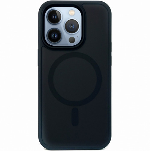 Чехол-накладка (силиконовый) Apple iPhone 13 Pro Monblan Magnetic Matte Series Black