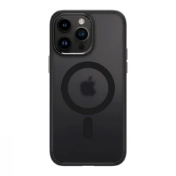 Чохол-накладка (силіконовий) Apple iPhone 14 Pro Max Monblan Magnetic Matte Series Black