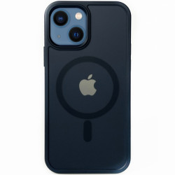 Чохол-накладка (силіконовий) Apple iPhone 13 Monblan Magnetic Matte Series Black