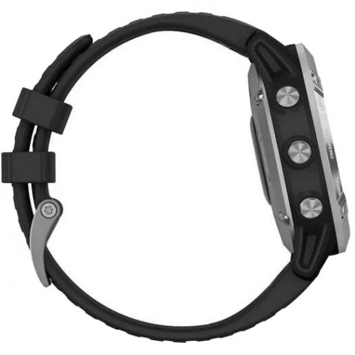 Garmin Fenix 6 Solar Silver with black band (010-02410-00)