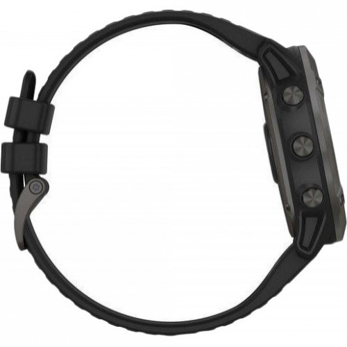 Garmin Fenix 6X Pro Solar Titanium Carbon Grey DLC with Black Band (010-02157-21)