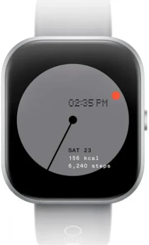 CMF by Nothing Watch Pro Silver frame with Light Grey strap