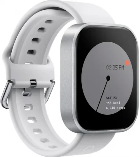 CMF by Nothing Watch Pro Silver frame with Light Grey strap