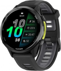 Garmin Forerunner 970 Carbon Gray DLC Titanium w. Black Case and Black/Translucent W. Band (010-02969-00/10)