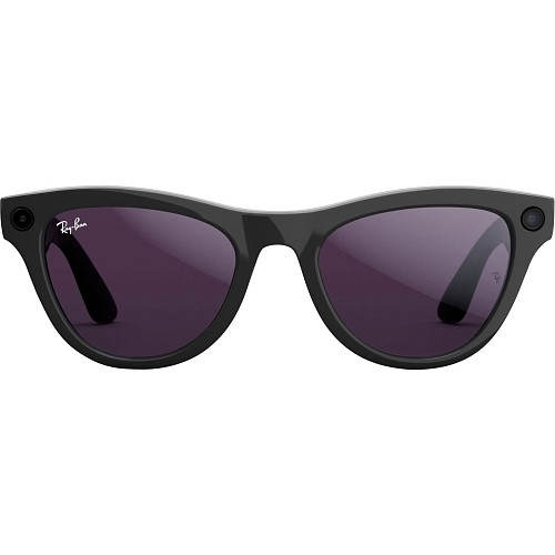 Ray-Ban Meta Skyler Shiny Black/Amethyst Transitions (RW4010 601/CH 52-20)