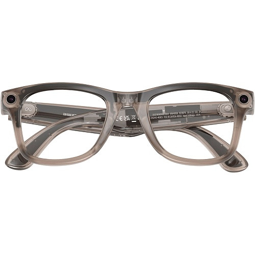 Ray-Ban Meta Wayfarer Standard - Clear / Watermelon Red Transitions (RW4006 6705P5 50-22)