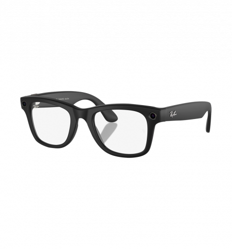 Ray-Ban Meta Wayfarer Standard - Matte Black / Clear to Graphite Green Transitions (RW4006 601S1M 50-22)