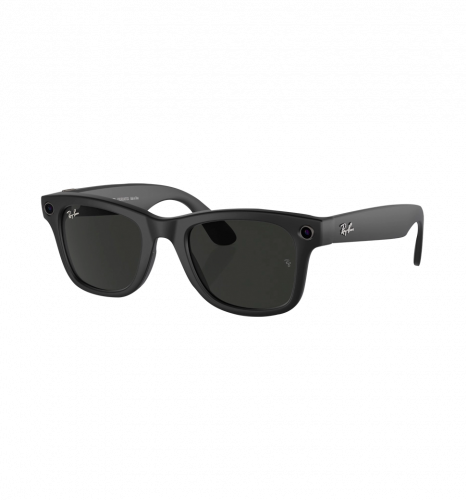 Ray-Ban Meta Wayfarer Standard - Matte Black / Clear to Graphite Green Transitions (RW4006 601S1M 50-22)