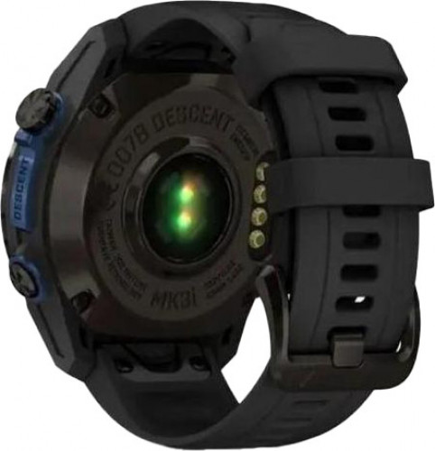 Garmin Descent Mk3i – 43 mm Carbon Gray DLC Titanium w. Black Silicone Band (010-02753-10/11)