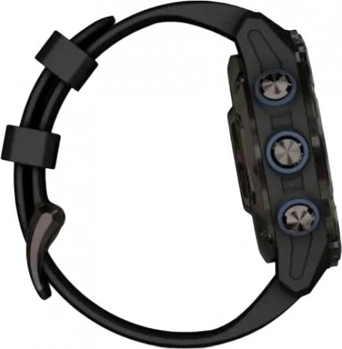 Garmin Descent Mk3i – 43 mm Carbon Gray DLC Titanium w. Black Silicone Band (010-02753-10/11)