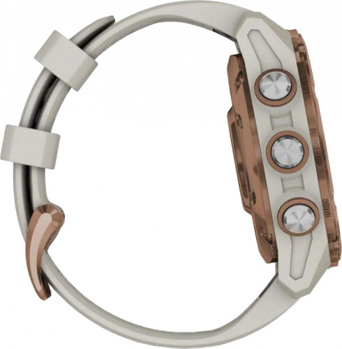 Garmin Descent Mk3i – 43 mm Bronze PVD Titanium with French Gray Silicone Band (010-02753-13/14)