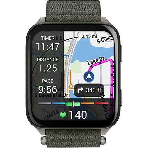 Garmin Venu X1 Moss with Titanium Caseback and Moss ComfortFit Nylon Band (010-02980-01/03)