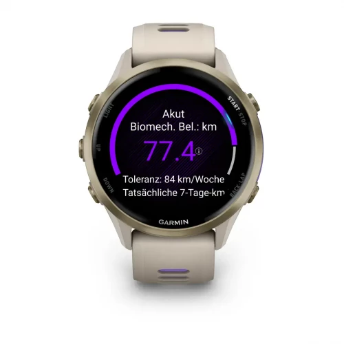 Garmin Forerunner 970 Soft Gold Titanium w. French Gray C. and French Gray/T. Indigo Band (010-02969-02/12)