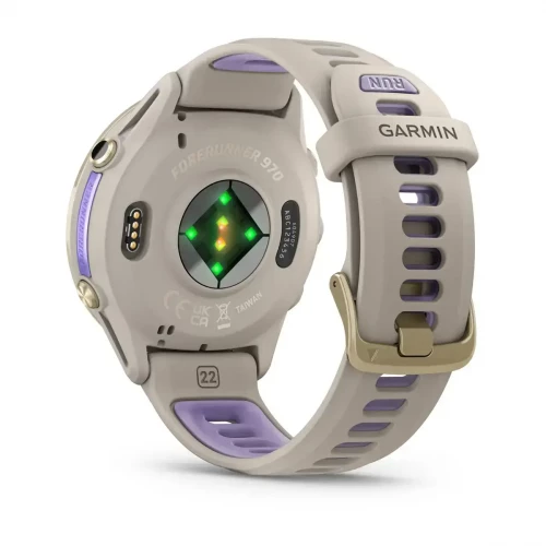 Garmin Forerunner 970 Soft Gold Titanium w. French Gray C. and French Gray/T. Indigo Band (010-02969-02/12)