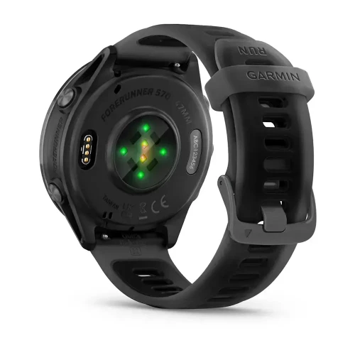 Garmin Forerunner 570 47mm Slate Gray Aluminum w. Translucent Black/Black Band (010-02971-00)
