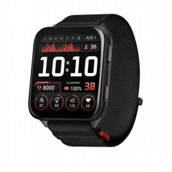 Garmin Venu X1 Black with Slate Titanium Caseback and Black ComfortFit Nylon Band (010-02980-00/02)