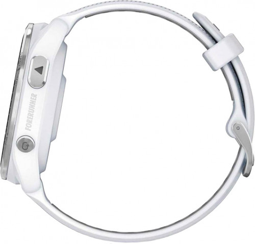 Garmin Forerunner 965 Titanium Bezel w. Whiteston Case and Whiteston/Powder Gray S. Band (010-02809-01/11)