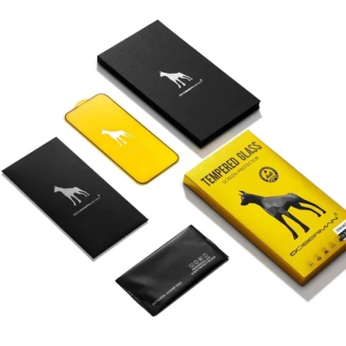 Захисне скло Apple iPhone 14 Pro Max Doberman Anti-static Glass Black