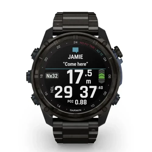 Garmin Descent Mk3i 51mm Carbon Gray DLC Titanium with DLC Titanium Band (010-02752-13/14)